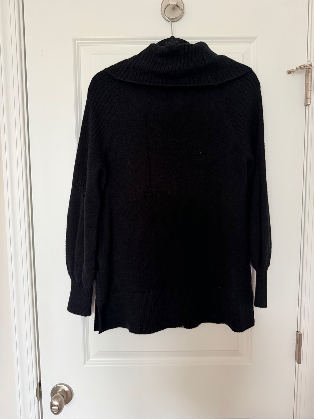 By Anthropologie Paloma Black Cowl Neck Women's Sweater - Picture 5 of 6
